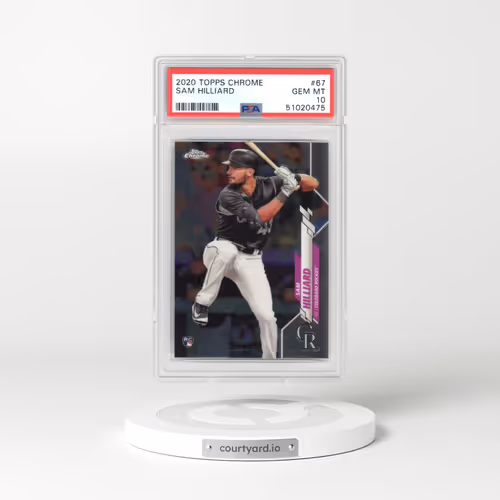 2020 Topps Chrome #67 Sam Hilliard (PSA 10 GEM MINT)