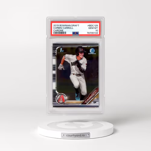 2019 Bowman Draft #BDC125 Corbin Carroll - Chrome (PSA 10 GEM MINT)