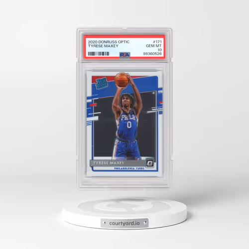 2020 Panini Donruss Optic #171 Tyrese Maxey (PSA 10 GEM MINT)