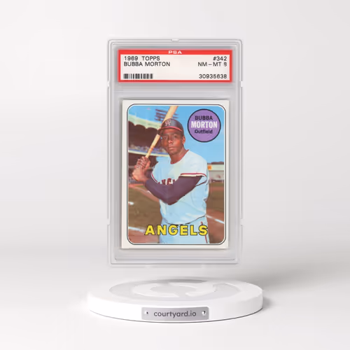 1969 Topps #342 Bubba Morton (PSA 8 NM-MT)