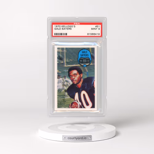 1970 Kellogg's #51 Gale Sayers (PSA 9 MINT)