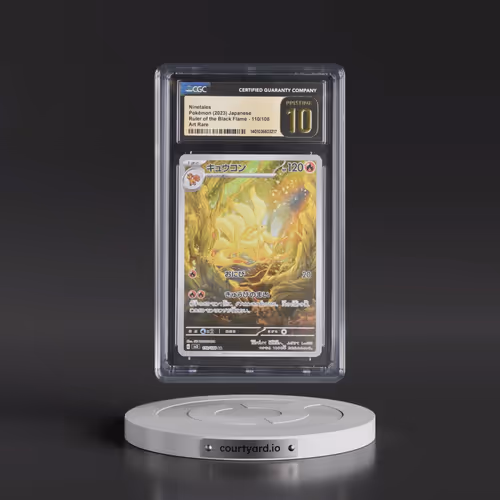 2023 Ruler of the Black Flame #110/108 Ninetales - Art Rare Holo (CGC 10 PRISTINE)