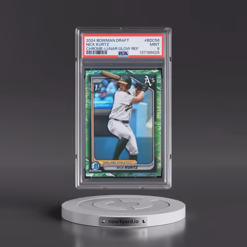 2024 Bowman Draft #BDC56 Nick Kurtz - Chrome-Lunar Glow Refractor (PSA 9 MINT)