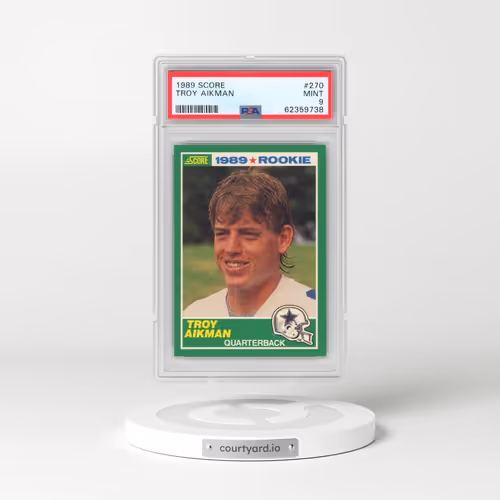 1989 Score #270 Troy Aikman (PSA 9 MINT)