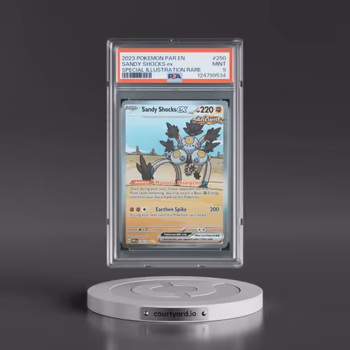 2023 Pokémon Par EN-Paradox Rift #250 Sandy Shocks EX - Holo Special Illustration Rare (PSA 9 MINT)