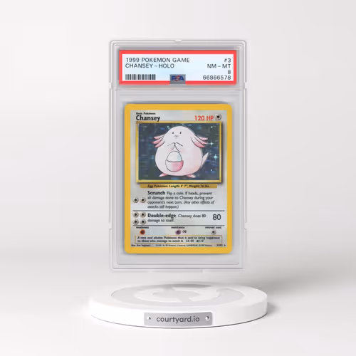 1999 Pokémon Game #3 Chansey - Holo (PSA 8 NM-MT)