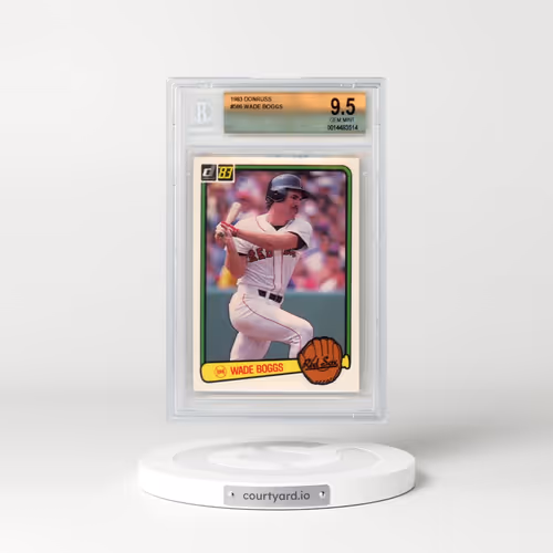1983 Donruss #586 Wade Boggs (BGS 9.5 GEM MINT)