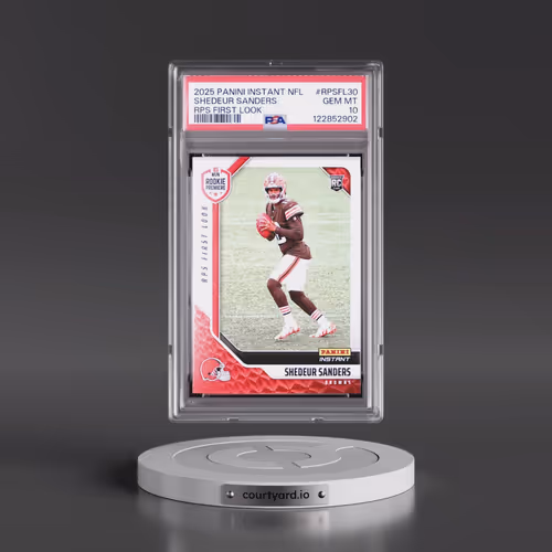 2025 Panini Instant NFL Rps First Look #RPSFL30 Shedeur Sanders (PSA 10 GEM MINT)