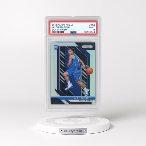 2018 Panini Prizm #250 Jalen Brunson - Silver Prizm (PSA 9 MINT)