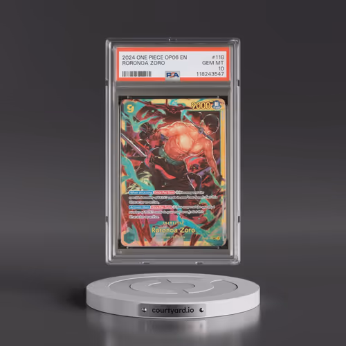 2024 One Piece Wings of the Captain #118 Roronoa Zoro (PSA 10 GEM MINT)