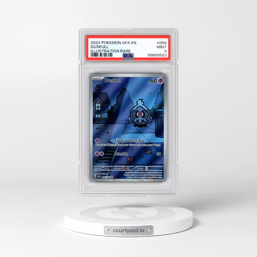 2024 Pokémon Sfa EN-Shrouded Fable #068 Duskull - Illustration Rare (PSA 9 MINT)