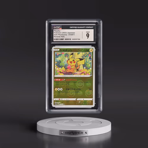2021 Dark Phantasma #014/071 Pikachu - Reverse Holo Poké Ball (CGC 9 MINT)