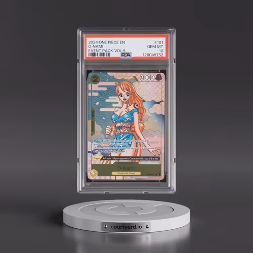 2024 One Piece Event Pack Vol.5 #101 O-Nami (PSA 10 GEM MINT)