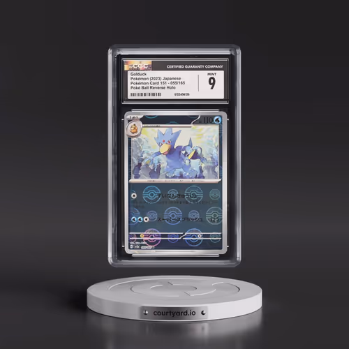 2023 Pokémon Card 151 #055/165 Golduck - Reverse Holo Poké Ball (CGC 9 MINT)