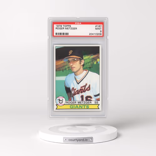 1979 Topps #167 Roger Metzger (PSA 9 MINT)