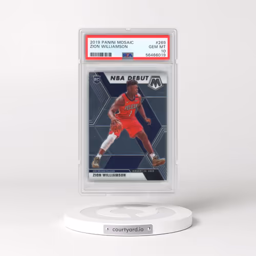2019 Panini Mosaic #269 Zion Williamson (PSA 10 GEM MINT)
