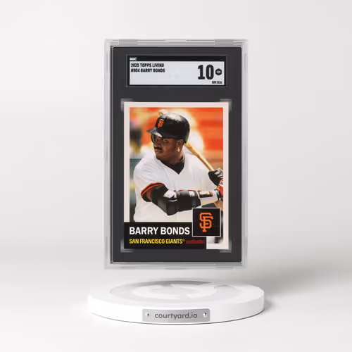2025 Topps Living #804 Barry Bonds (SGC 10 GEM MINT)