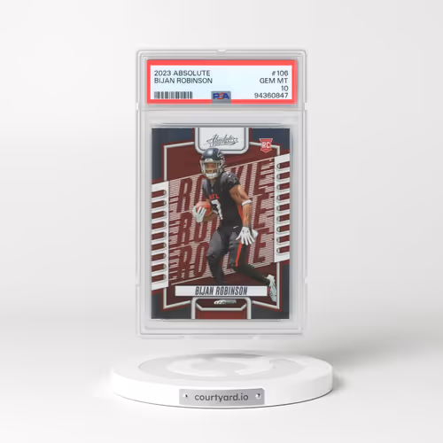 2023 Panini Absolute #106 Bijan Robinson (PSA 10 GEM MINT)