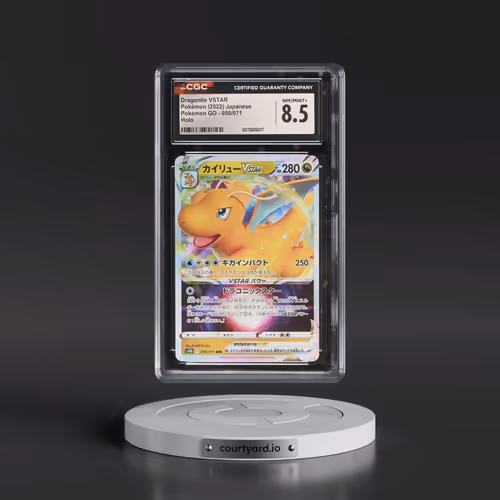 2022 Pokémon GO #050/071 Dragonite VSTAR - Holo (CGC 8.5 NM-MT+)