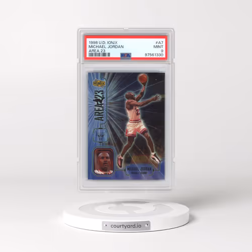 1998 Upper Deck Ionix Area 23 #A7 Michael Jordan (PSA 9 MINT)