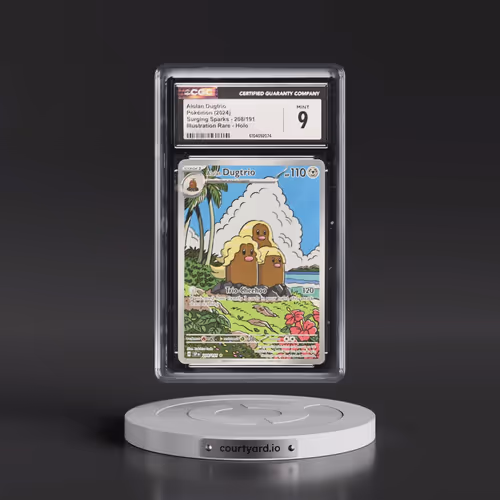 2024 Surging Sparks - SSP EN #208/191 Alolan Dugtrio - Illustration Rare Holo (CGC 9 MINT)