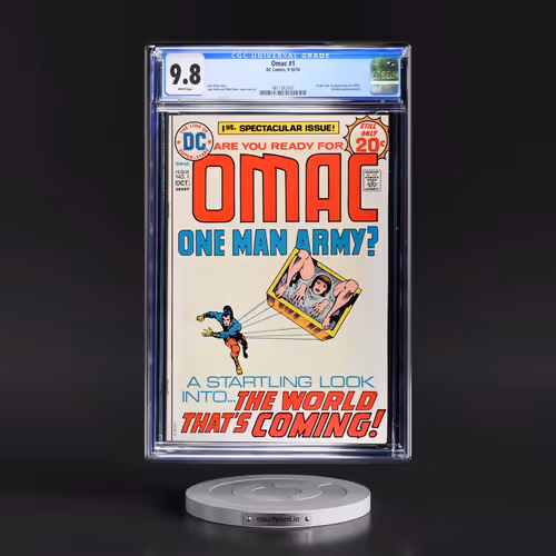 Omac #1 CGC 9.8 White Pages (DC Comics, 9-10/74) - Universal