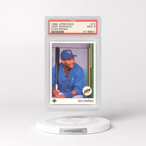 1989 Upper Deck #13 Gary Sheffield - Star Rookie (PSA 9 MINT)