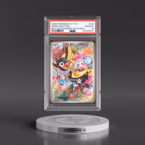 2025 Pokémon SV-P Promo #232 Iono's Wattrel - Battle Partners Booster Box (PSA 10 GEM MINT)