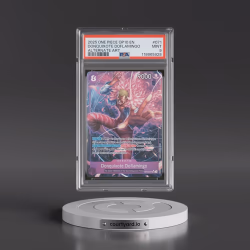 2025 One Piece OP10-Royal Blood #071 Donquixote Doflamingo - Alternate Art (PSA 9 MINT)