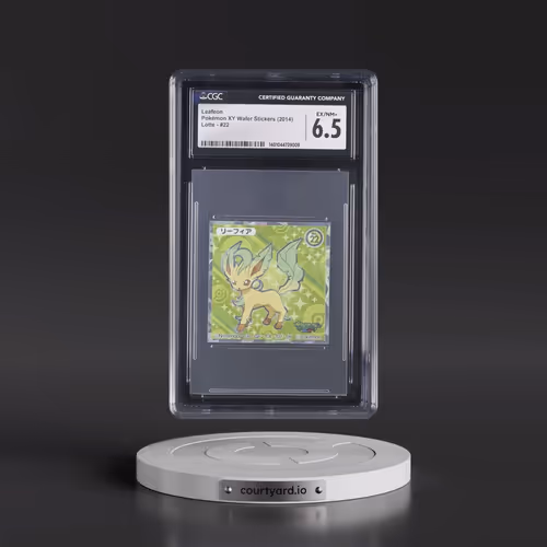 2014 XY Wafer Stickers - Japanese #No.22 Leafeon (CGC 6.5 EX-NM+)