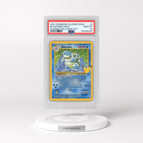 2021 Pokémon Celebrations Classic Collection #2 Blastoise - Holo (PSA 10 GEM MINT)