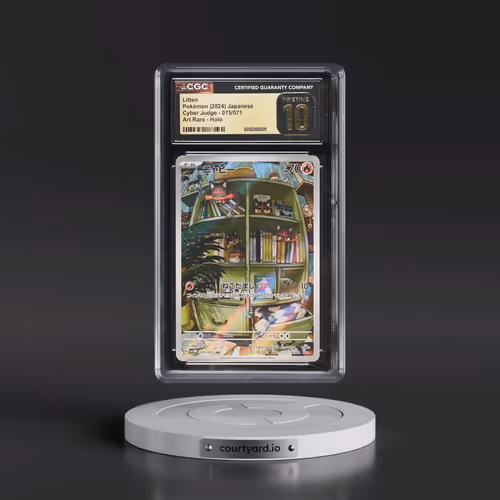 2024 Cyber Judge #075/071 Litten - Art Rare Holo (CGC 10 PRISTINE)