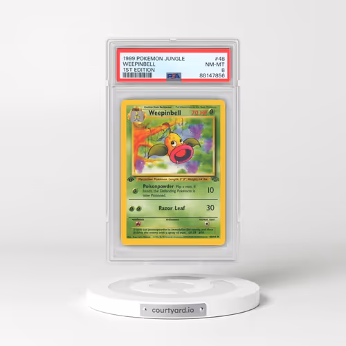 1999 Pokémon Jungle #48 Weepinbell - 1st Edition (PSA 8 NM-MT)