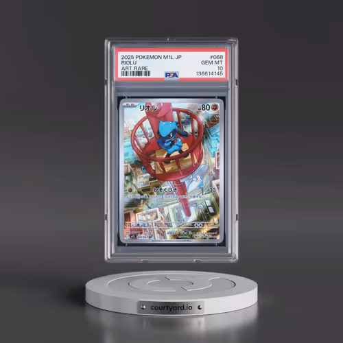 2025 Pokémon M1l-Mega Brave #068 Riolu - Art Rare (PSA 10 GEM MINT)