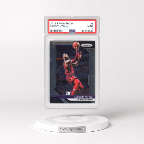 2018 Panini Prizm #6 LeBron James (PSA 9 MINT)