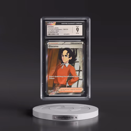 2025 Prismatic Evolutions - PRE EN #138/131 Giacomo - Ultra Rare Holo (CGC 9 MINT)