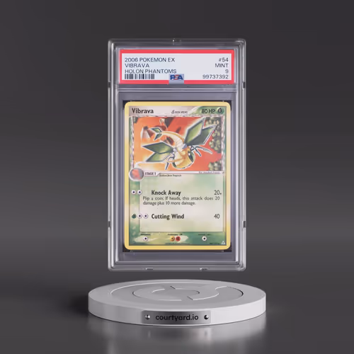 2006 Pokémon EX Holon Phantoms #54 Vibrava (PSA 9 MINT)
