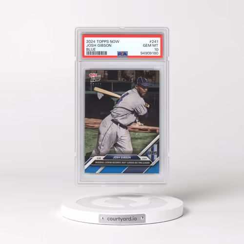 2024 Topps Now #241 Josh Gibson - Blue (PSA 10 GEM MINT)