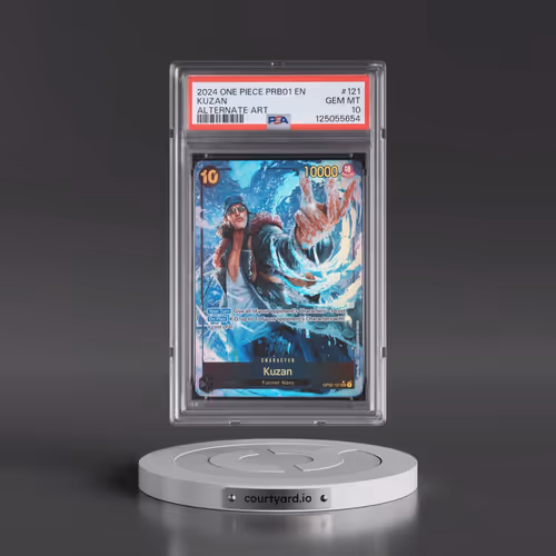 2024 One Piece PRB01-Premium Booster -One Piece Card the Best #121 Kuzan - Alternate Art (PSA 10 GEM