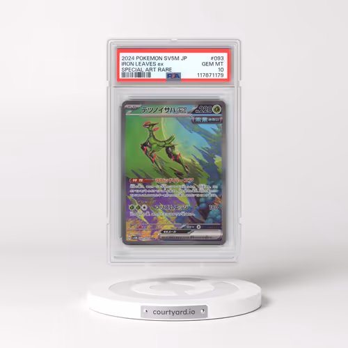 2024 Pokémon Sv5m-Cyber Judge #093 Iron Leaves EX - Holo Special Art Rare (PSA 10 GEM MINT)