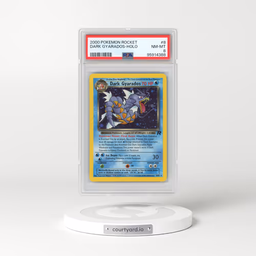 2000 Pokémon Rocket #8 Dark Gyarados - Holo (PSA 8 NM-MT)