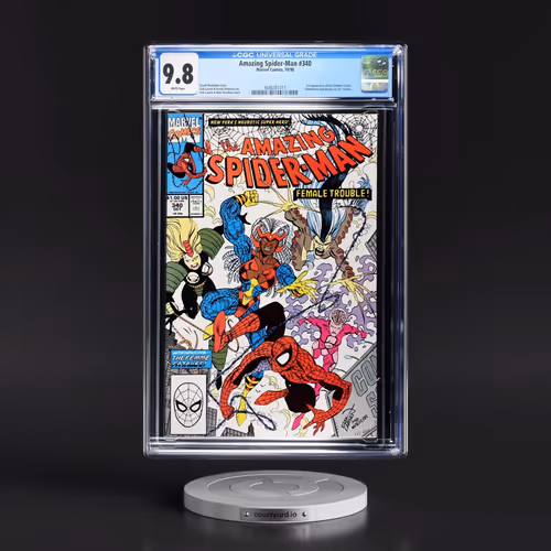 Amazing Spider-Man #340 CGC 9.8 White Pages (Marvel Comics, 10/90) - Universal