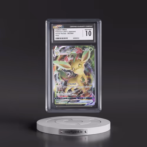2021 Eevee Heroes #003/069 Leafeon VMAX - Holo (CGC 10 GEM MINT)