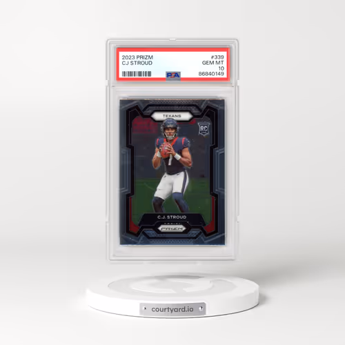2023 Panini Prizm #339 CJ Stroud (PSA 10 GEM MINT)