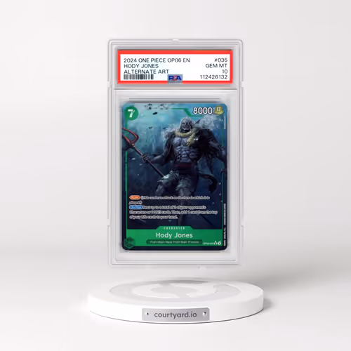 2024 One Piece OP06-Wings of the Captain #035 Hody Jones - Alternate Art (PSA 10 GEM MINT)