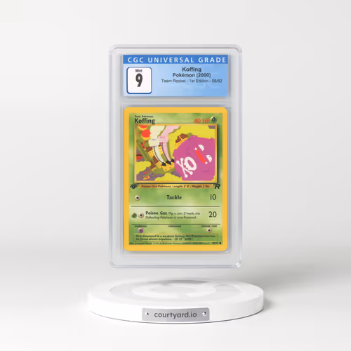 2000 Team Rocket #58/82 Koffing - 1st Edition 1st Edition (CGC 9 MINT)
