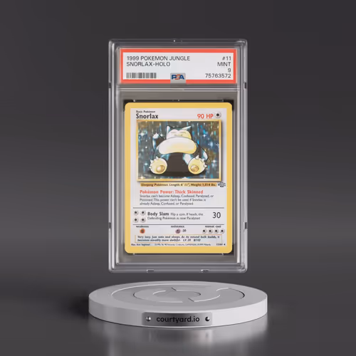 1999 Pokémon Jungle #11 Snorlax - Holo (PSA 9 MINT)