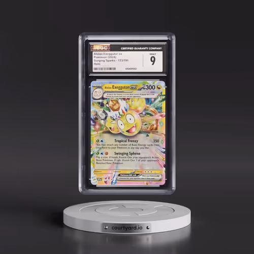 2024 Pokémon Ssp EN-Surging Sparks #133 Alolan Exeggutor EX - Holo (CGC 9 MINT)
