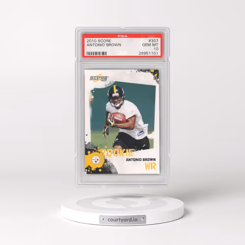2010 Score #307 Antonio Brown (PSA 10 GEM MINT)