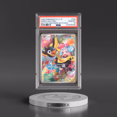 2025 Pokémon SV-P Promo #232 Iono's Wattrel - Battle Partners Booster Box (PSA 10 GEM MINT)